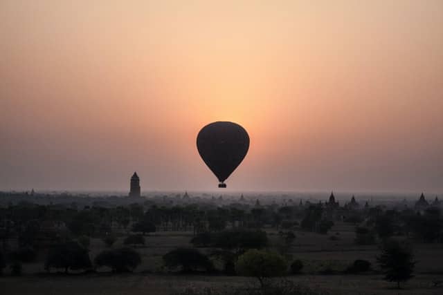 Besten Aktivitäten Myanmars: Eine Ballonfahrt