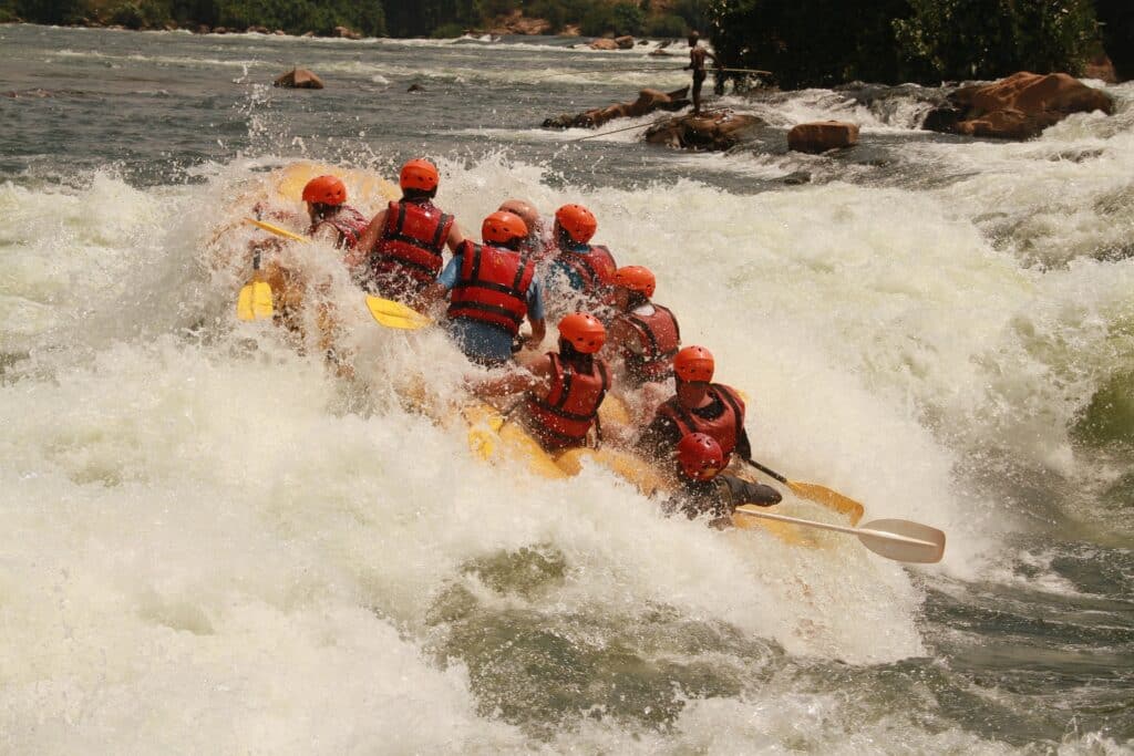 Rafting in acque bianche