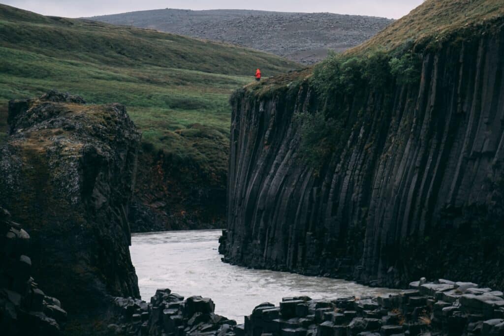 Stuðlagil som ett av Islands bästa fotomotiv